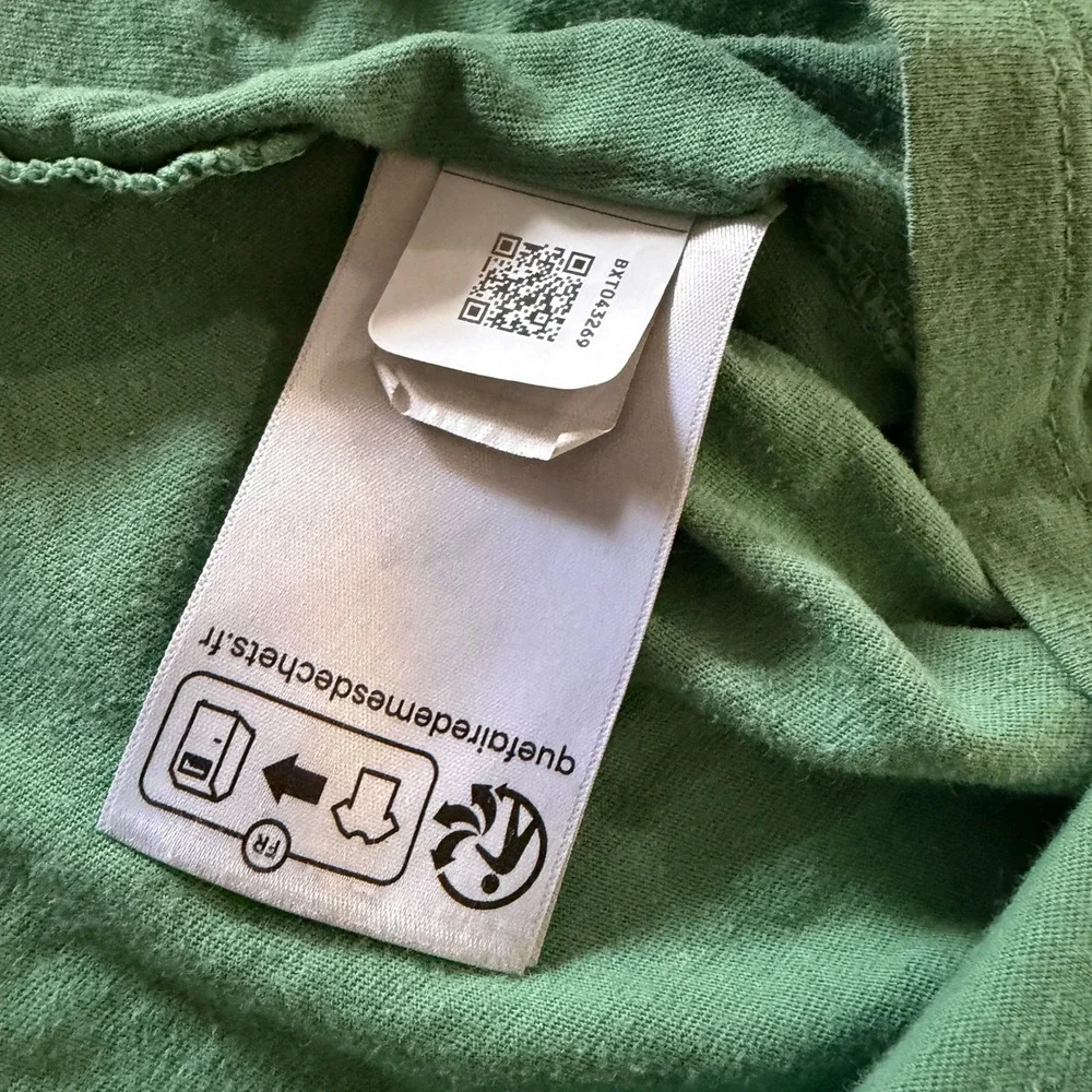 The North Face T Shirt Mens XL Green Big‎ Logo Graphic Tee Outdoor Casual